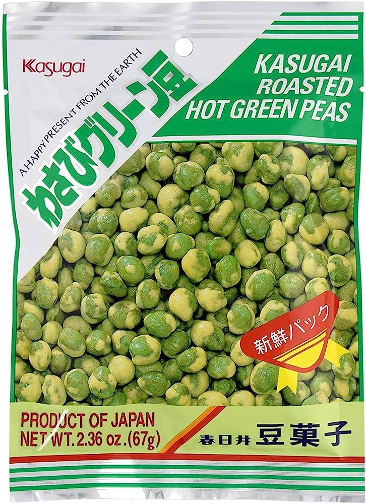 Kasugai Roasted Hot Green Peas 春日井 芥末青豆 2.36oz