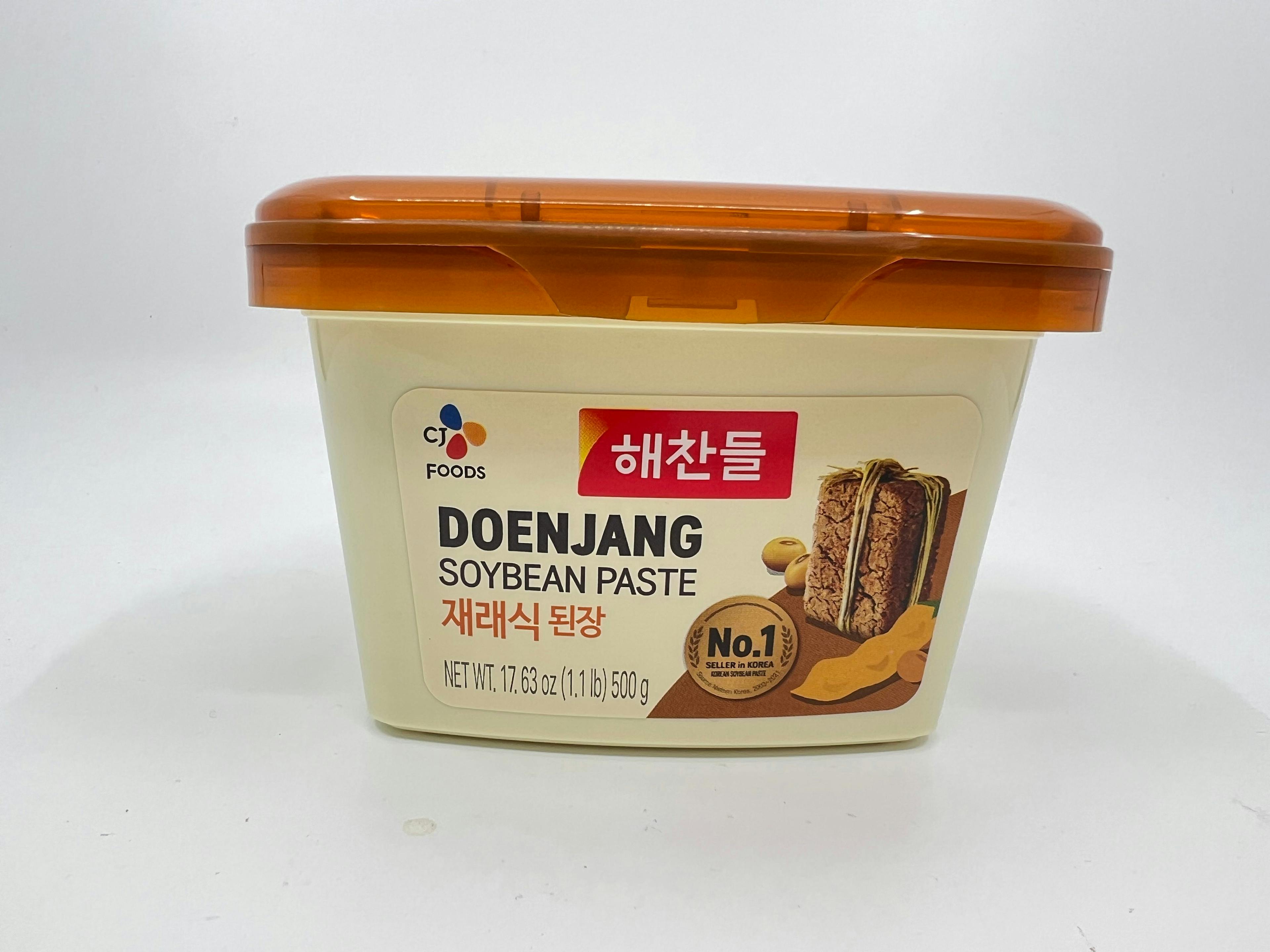 韩国 CJ Soybean Paste (Jaerae) 传统 黄豆酱 500G【最佳尝味期BBD 02/24/2024】