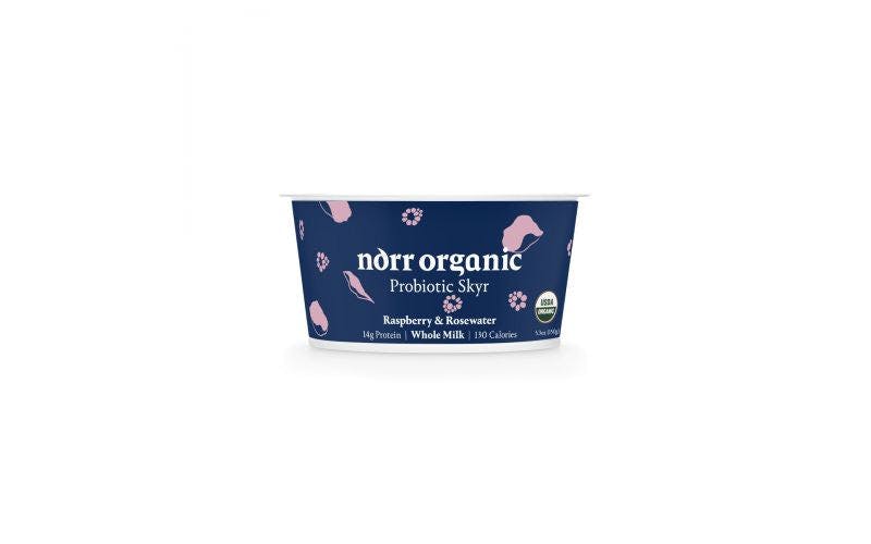 Organic Icelandic Yogurt, Raspberry & Rose Flavored