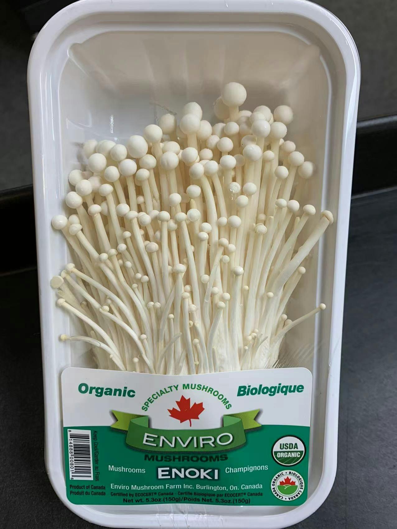 Organic Enoki Mushrooms