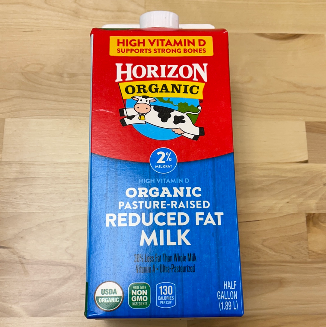 Horizon 有机牛奶 %2 高维他命D Reduced Fat Milk %2 Vitamin D